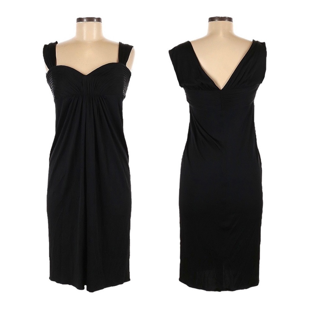 BCBGMaxAzria Black Midi Dress